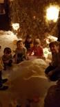 Horolezci v solné jeskyni 